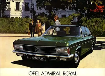 Opel Admiral Royal Prospekt 9.1972
