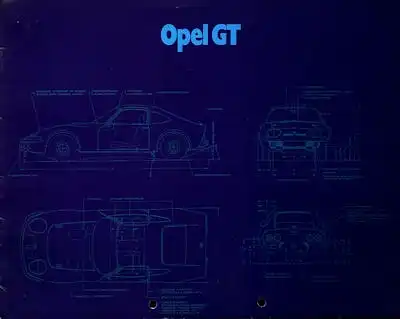 Opel GT Prospekt 1.1971