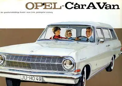 Opel Rekord A CarAVan Prospekt 6.1963