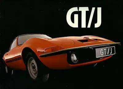 Opel GT / J Prospekt 3.1971