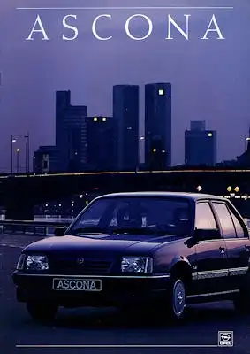 Opel Ascona Prospekt 1988