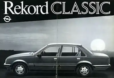 Opel Rekord E Classic Prospekt 1982