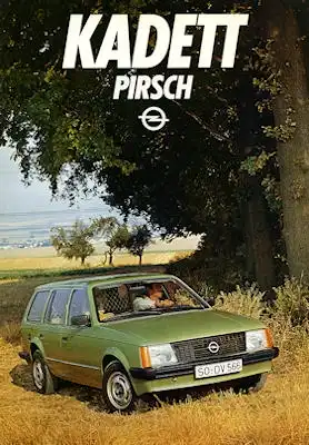 Opel Kadett D Pirsch Prospekt 1983
