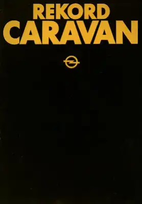 Opel Rekord E Caravan Prospekt 1980