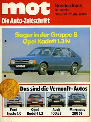 Opel Kadett D Test 1981
