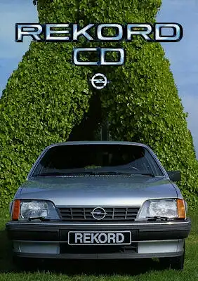 Opel Rekord E CD Prospekt 1984