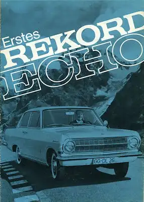 Opel Rekord A Prospekt 4.1963