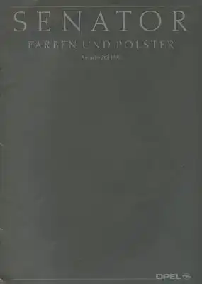 Opel Senator Farben 7.1990