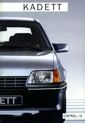 Opel Kadett E Prospekt 7.1986