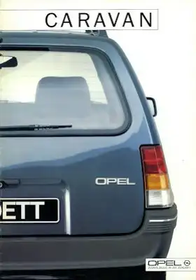 Opel Kadett E Caravan Prospekt 3.1985