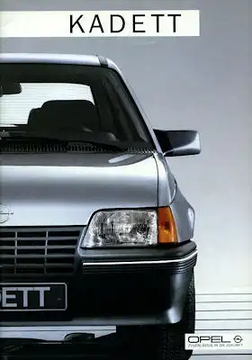 Opel Kadett E Prospekt 1.1986