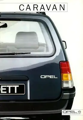 Opel Kadett E Caravan Prospekt 8.1985