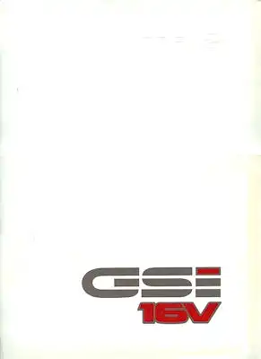 Opel Kadett E GSi Pressemappe 9.1987