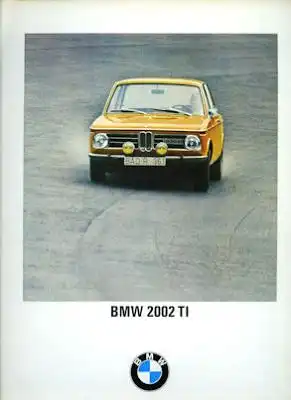 BMW 2002 TI Prospekt 9.1968