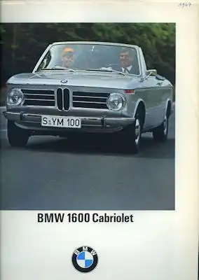 BMW 1600 Cabriolet Prospekt 8.1967