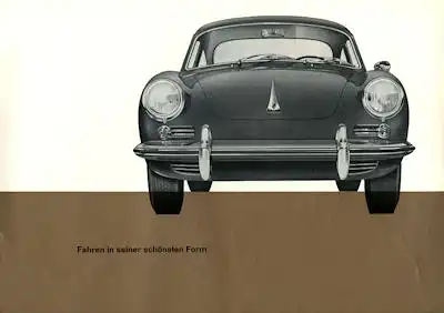 Porsche 356 B Prospekt 1.1962