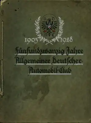 ADAC Festschrift 1903-1928