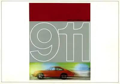 Porsche 911 Prospekt 3.1965