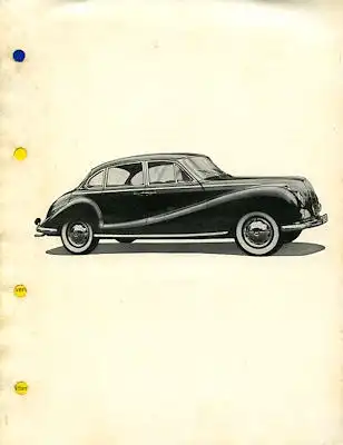 BMW 8 Zylinder Ersatzteilliste 10.1958