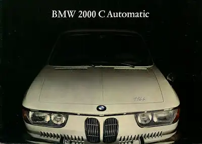 BMW 2000 C Automatic Prospekt 9.1965