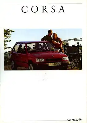 Opel Corsa Prospekt 8.1991