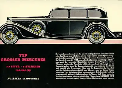 Mercedes-Benz Wagen für Sechs Prospekt 2.1934