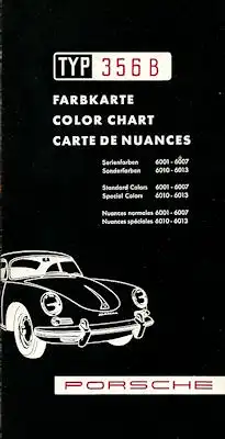 Porsche 356 B Farben 10.1960