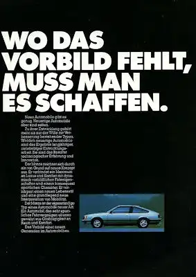 Opel Monza Prospekt 5.1978