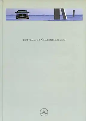 Mercedes-Benz S Klasse Coupés Prospekt 2.1995
