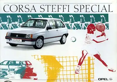 Opel Corsa Steffi Spezial Prospekt 1990