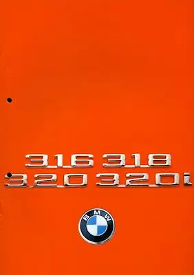 BMW 316-320i Prospekt 1975