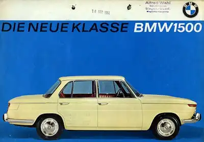 BMW 1500 Prospekt 4.1964