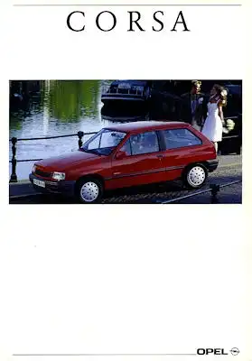 Opel Corsa Prospekt ca. 1992