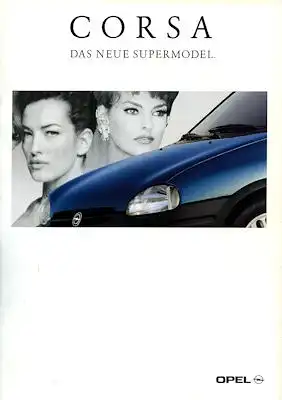 Opel Corsa Prospekt 1993