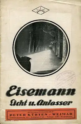 Eisemann Licht u. Anlasser 8.1924