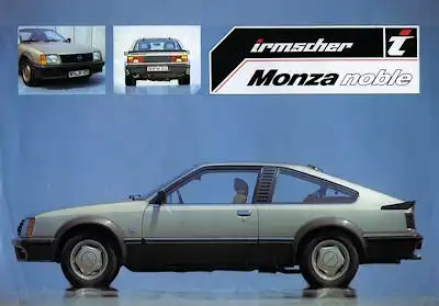Opel Irmscher Monza Prospekt 1982