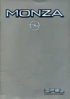 Opel Monza Prospekt 5.1983