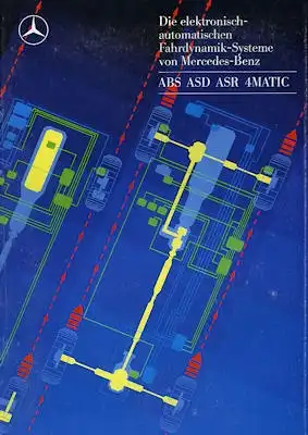 Mercedes-Benz ABS ASD ASR 4 Matic Prospekt 1987