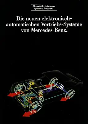 Mercedes-Benz Vortriebssysteme Prospekt 10.1985