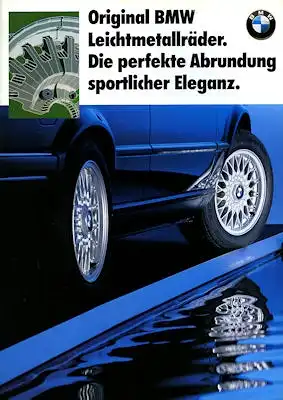 BMW Leichtmetallräder Prospekt 1988
