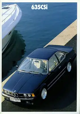 BMW 635 CSI Prospekt 1988