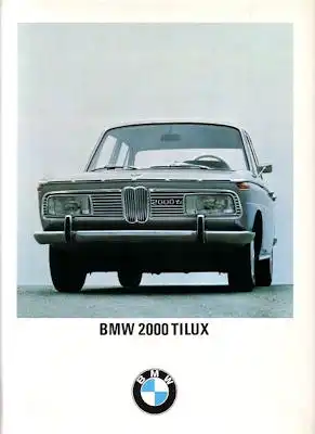 BMW 2000 tilux Prospekt 7.1968