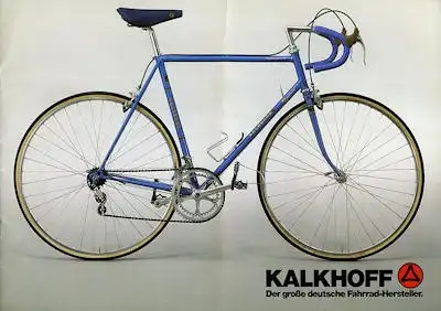 Kalkhoff Rennrad Programm 1983