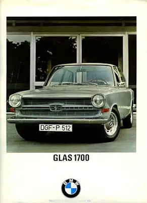 BMW Glas 1700 Prospekt 8.1967
