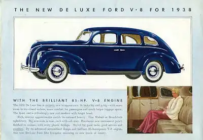 Ford V 8 Prospekt 1938 e