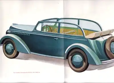 Opel Olympia Prospekt 1930er Jahre