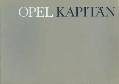 Opel Kapitän Prospekt 1964