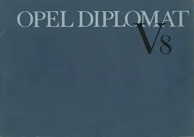Opel Diplomat V 8 Prospekt 1964
