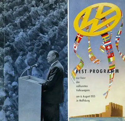 VW Fest Programm Wolfsburg 6.8.1955