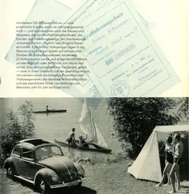 VW Fest Programm Wolfsburg 6.8.1955